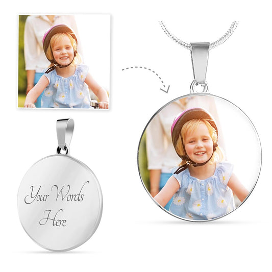 Circle Necklace - Engraving