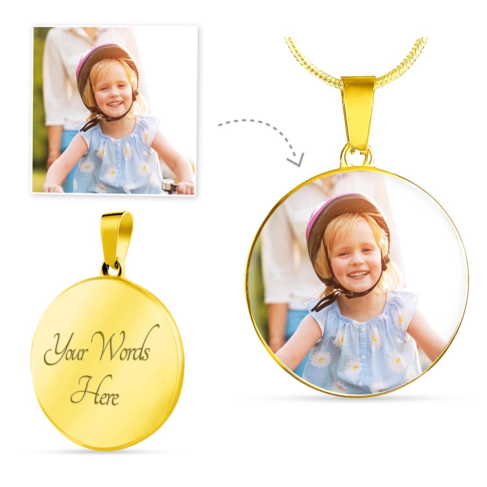 Circle Necklace - Engraving